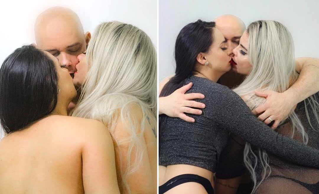 Trisal formado por sargentos da PM e administradora posta ensaio no Instagram e faz sucesso